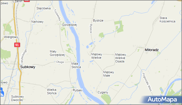 mapa Mątowy Wielkie, Mątowy Wielkie na mapie Targeo