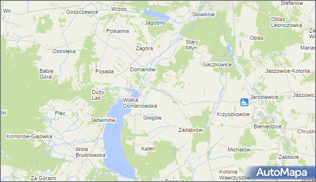 mapa Młódnice, Młódnice na mapie Targeo