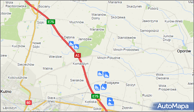 mapa Mnich-Południe, Mnich-Południe na mapie Targeo