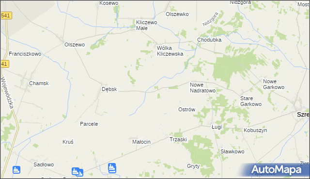 mapa Nadratowo-Bieńki, Nadratowo-Bieńki na mapie Targeo