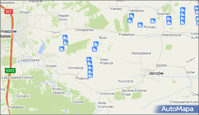 mapa Nowy Przeorsk, Nowy Przeorsk na mapie Targeo