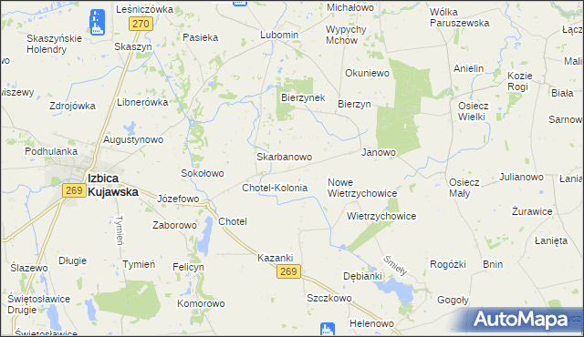 mapa Obałki, Obałki na mapie Targeo