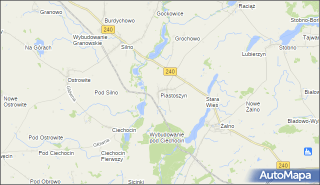 mapa Piastoszyn, Piastoszyn na mapie Targeo