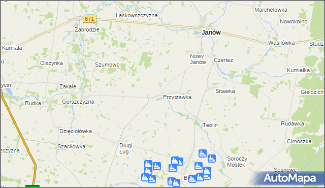 mapa Przystawka, Przystawka na mapie Targeo