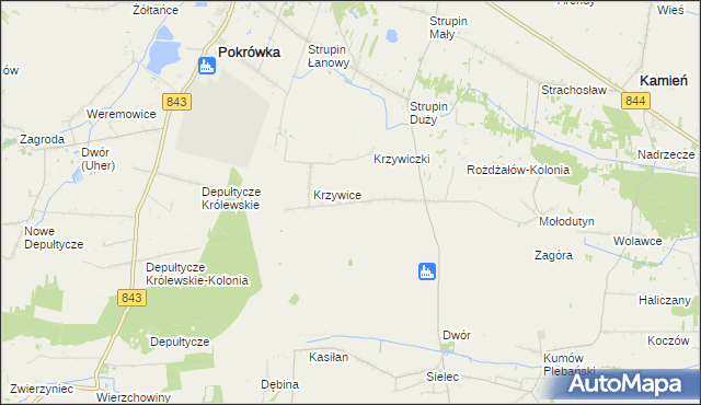 mapa Rożdżałów, Rożdżałów na mapie Targeo