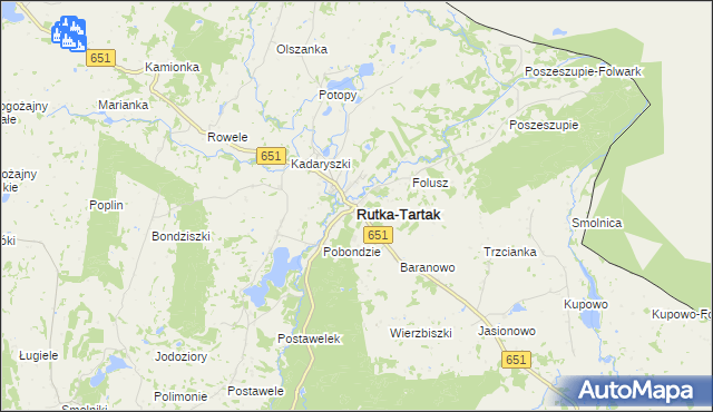 mapa Rutka-Tartak, Rutka-Tartak na mapie Targeo