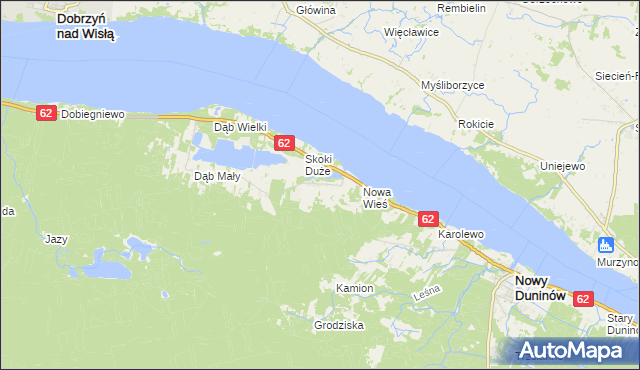 mapa Skoki Małe, Skoki Małe na mapie Targeo