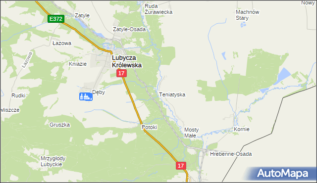 mapa Teniatyska, Teniatyska na mapie Targeo