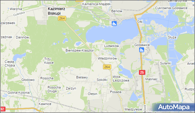 mapa Władzimirów, Władzimirów na mapie Targeo