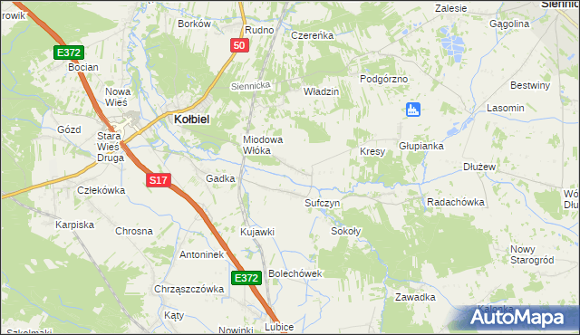 mapa Wola Sufczyńska, Wola Sufczyńska na mapie Targeo