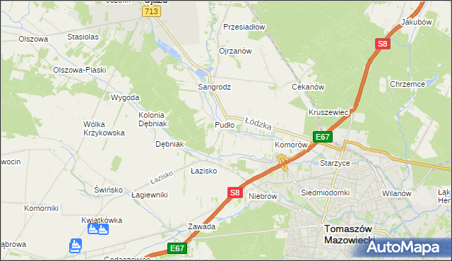 mapa Zaborów Drugi, Zaborów Drugi na mapie Targeo