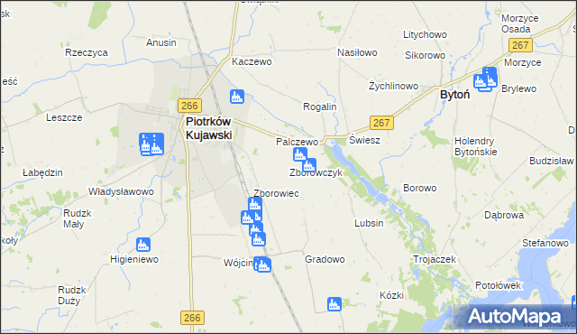 mapa Zborowczyk, Zborowczyk na mapie Targeo