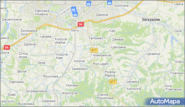 mapa Nowodworze, Nowodworze na mapie Targeo