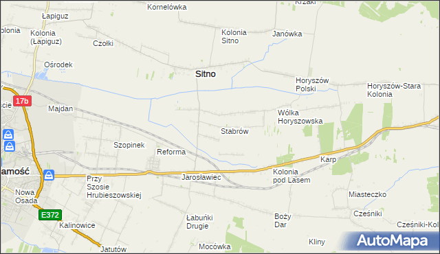 mapa Stabrów, Stabrów na mapie Targeo