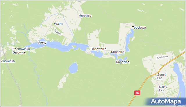 mapa Busznica, Busznica na mapie Targeo