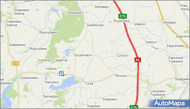 mapa Dalwin, Dalwin na mapie Targeo