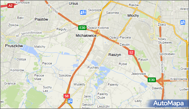 mapa Nowe Grocholice, Nowe Grocholice na mapie Targeo