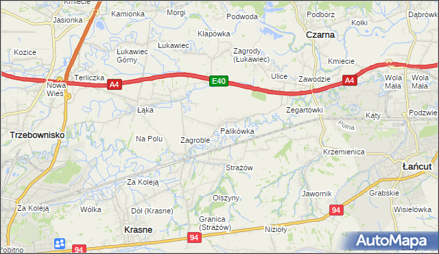 mapa Palikówka, Palikówka na mapie Targeo