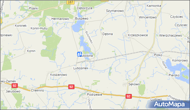 mapa Przystanki, Przystanki na mapie Targeo