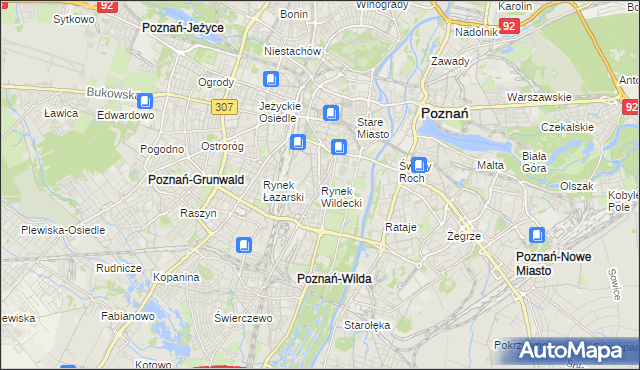 mapa Rynek Wildecki, Rynek Wildecki na mapie Targeo