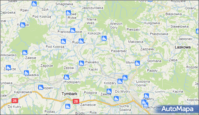 mapa Bałażówka, Bałażówka na mapie Targeo