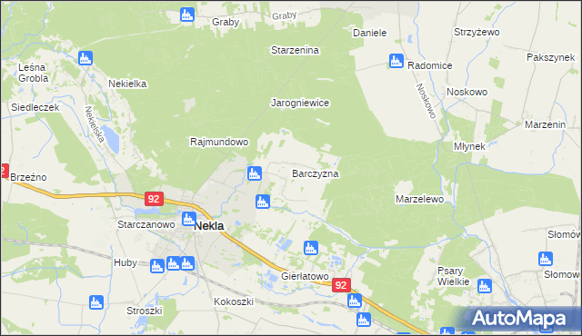 mapa Barczyzna, Barczyzna na mapie Targeo