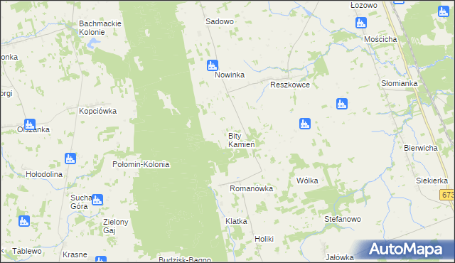 mapa Bity Kamień, Bity Kamień na mapie Targeo