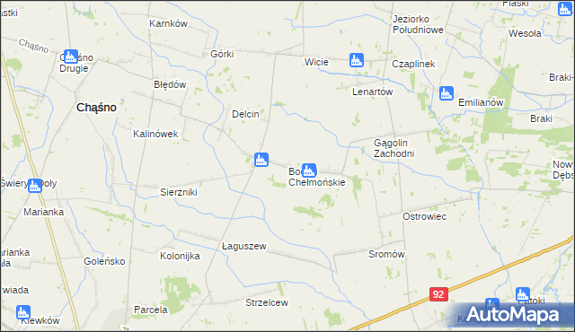 mapa Boczki gmina Kocierzew Południowy, Boczki gmina Kocierzew Południowy na mapie Targeo