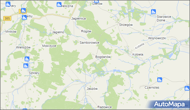 mapa Bogdanów gmina Grodków, Bogdanów gmina Grodków na mapie Targeo