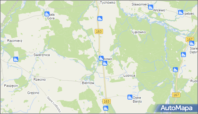 mapa Bolkowo gmina Połczyn-Zdrój, Bolkowo gmina Połczyn-Zdrój na mapie Targeo