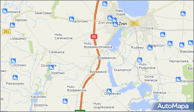 mapa Bożejewiczki, Bożejewiczki na mapie Targeo