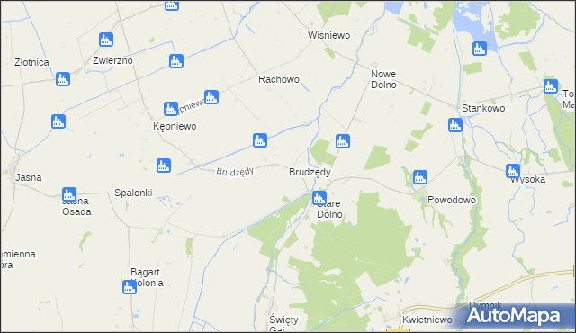 mapa Brudzędy, Brudzędy na mapie Targeo