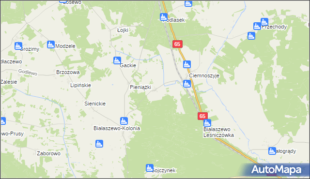 mapa Brzozowa Wólka, Brzozowa Wólka na mapie Targeo