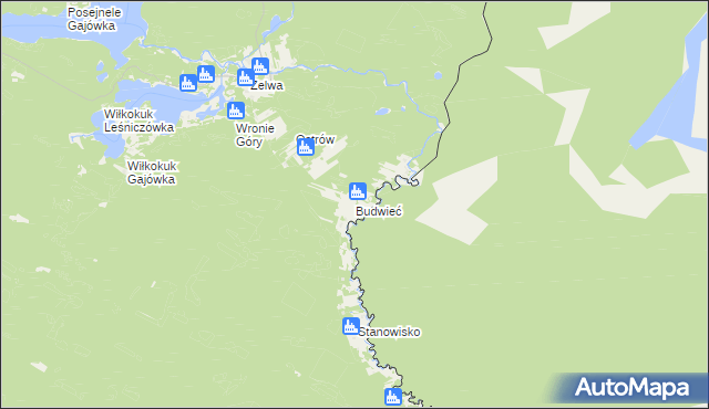 mapa Budwieć, Budwieć na mapie Targeo