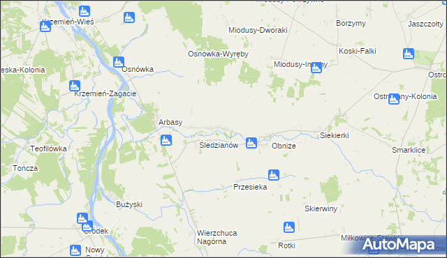 mapa Chechłowo, Chechłowo na mapie Targeo