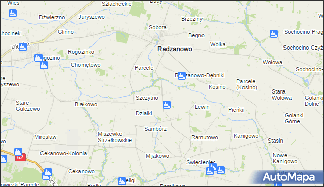 mapa Chełstowo, Chełstowo na mapie Targeo