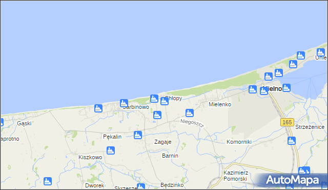 mapa Chłopy, Chłopy na mapie Targeo