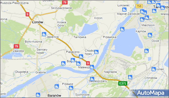 mapa Chodków Nowy, Chodków Nowy na mapie Targeo