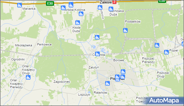 mapa Chotyłów, Chotyłów na mapie Targeo