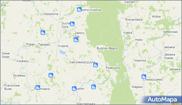 mapa Cieśnisk Mały, Cieśnisk Mały na mapie Targeo