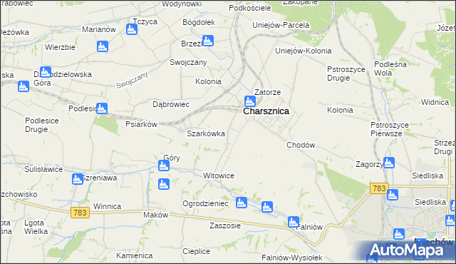 mapa Ciszowice, Ciszowice na mapie Targeo