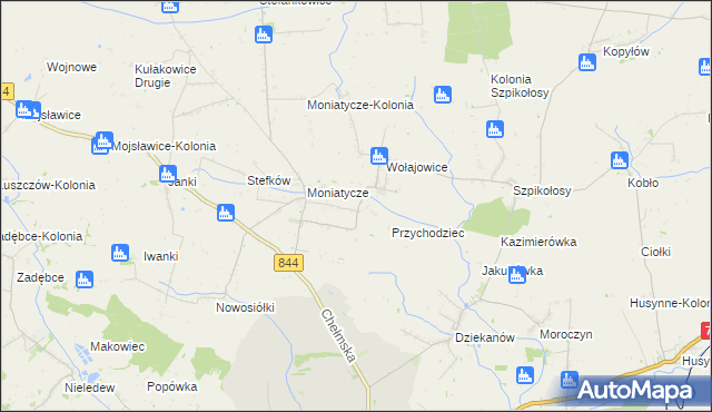 mapa Czortowice, Czortowice na mapie Targeo