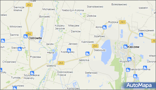 mapa Danków A, Danków A na mapie Targeo