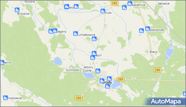 mapa Datyń, Datyń na mapie Targeo