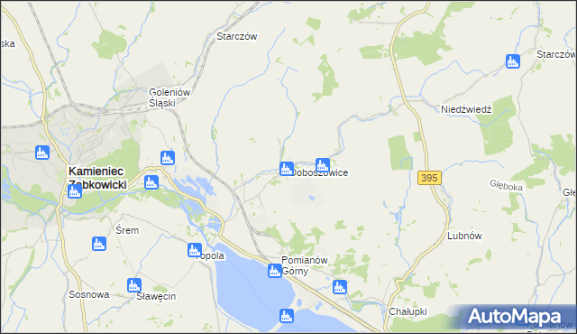 mapa Doboszowice, Doboszowice na mapie Targeo