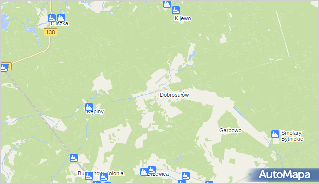 mapa Dobrosułów, Dobrosułów na mapie Targeo