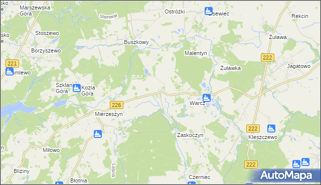 mapa Domachowo gmina Trąbki Wielkie, Domachowo gmina Trąbki Wielkie na mapie Targeo