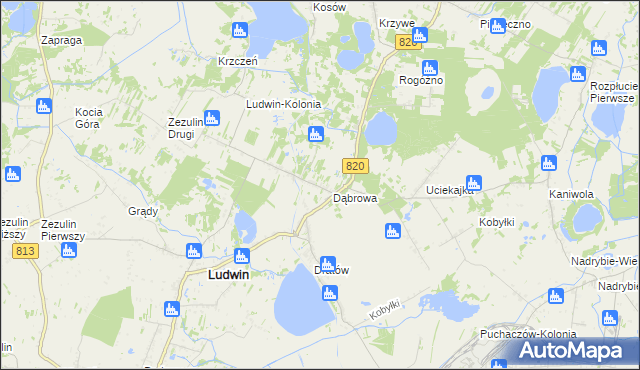 mapa Dratów-Kolonia, Dratów-Kolonia na mapie Targeo