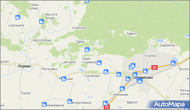 mapa Godzięba, Godzięba na mapie Targeo