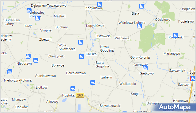 mapa Gogolina, Gogolina na mapie Targeo